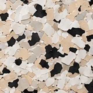 Cabin Fever flake blend — Cream, tan & black blend