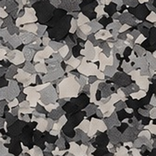 Nightfall flake blend — Charcoal, gray & black blend