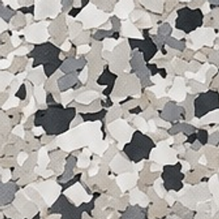Tidal Wave flake blend — White, gray & charcoal blend