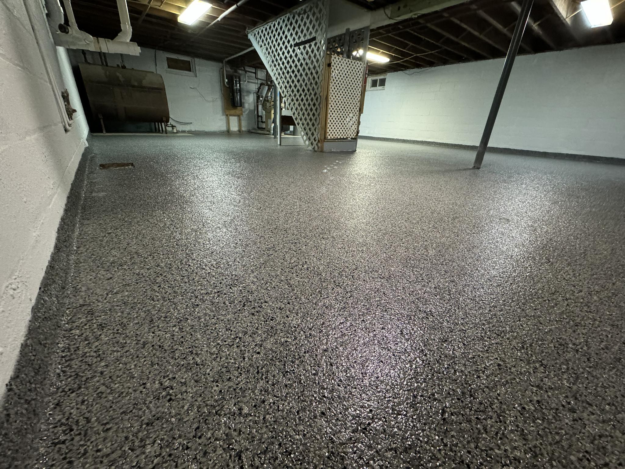 Finished Basement Floor in Marshfield, WI