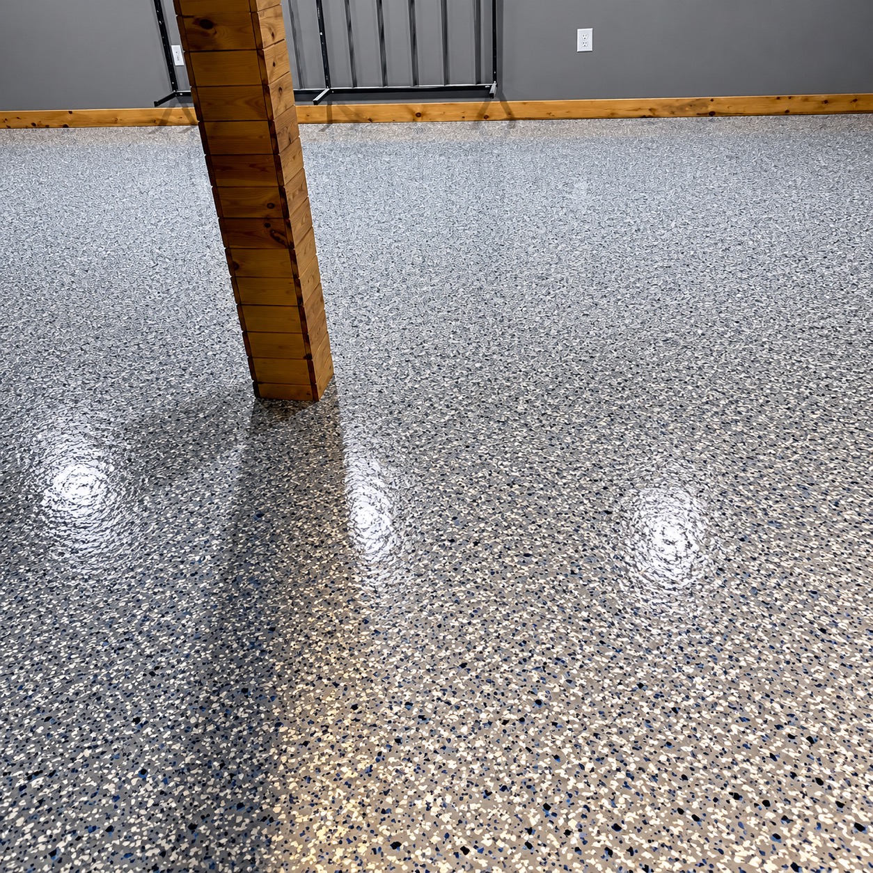 Basement Rec Room after ArmorShield coating